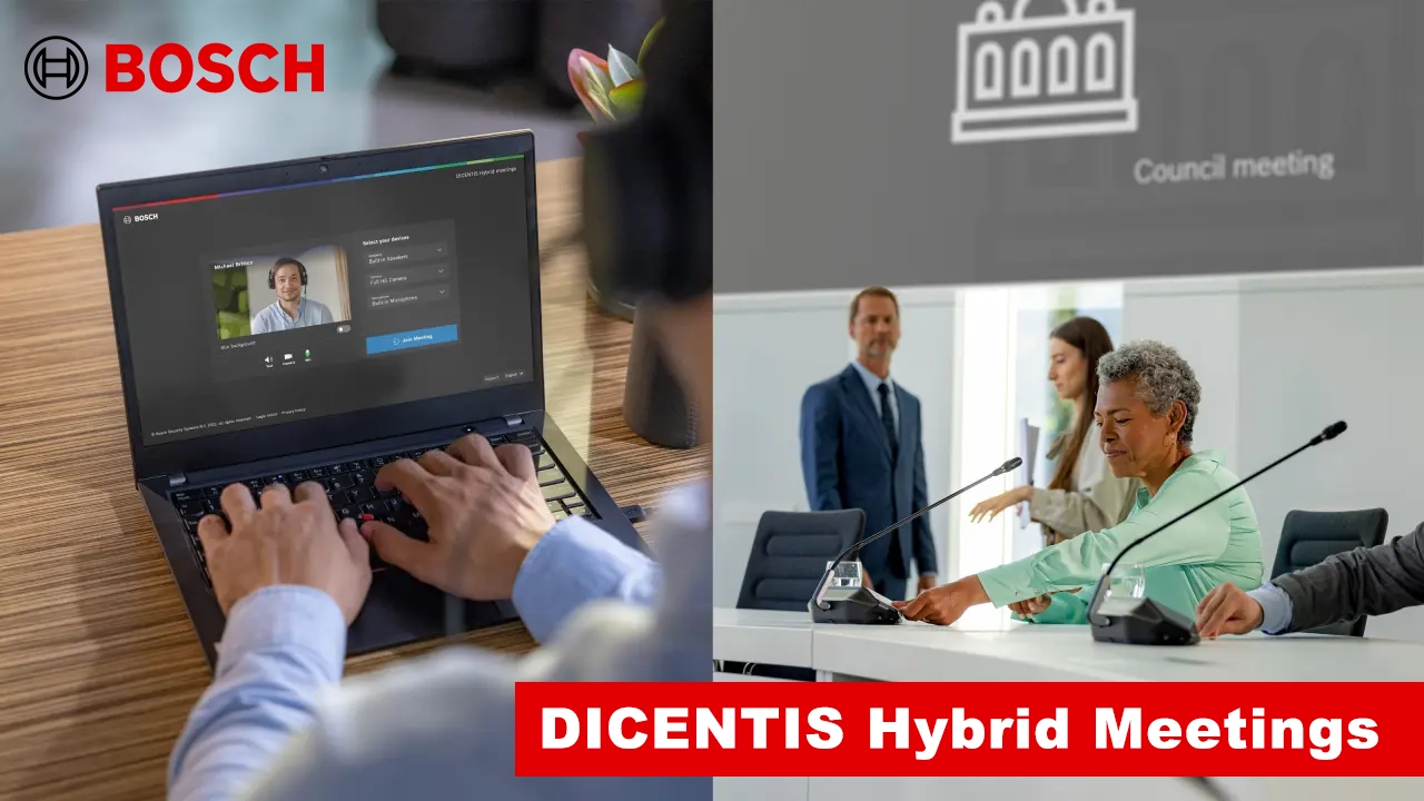 BOSCH DICENTIS Hybrid Meetings